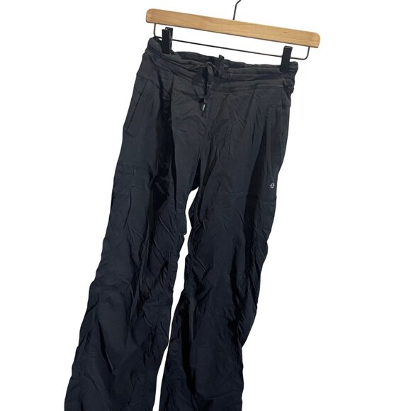 Lululemon 2 Dance studio pants Womens Black Drawstring Relaxed Fit Pants Casual - Picture 2 of 4